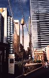 view on Sydney Tower from Monorail station at Darling Harbour (click for enlargement)