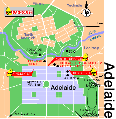 map of Adelaide