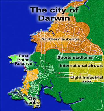 map of Darwin