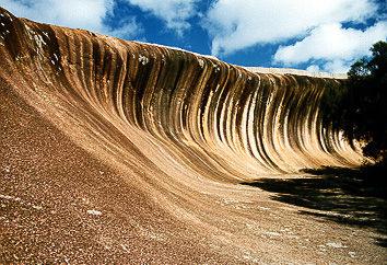 the Wave Rock, near Hyden